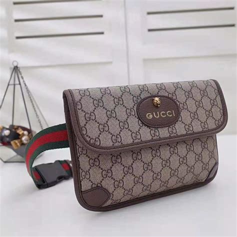 gucci pouch belt|gucci belt unisex.